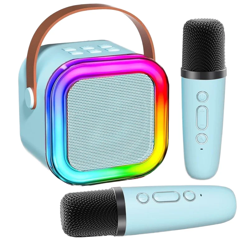 System karaoke Lonvel K12 z mikrofonem, zabawki do śpiewania i tańca, prezent na Boże Narodzenie dla dzieci