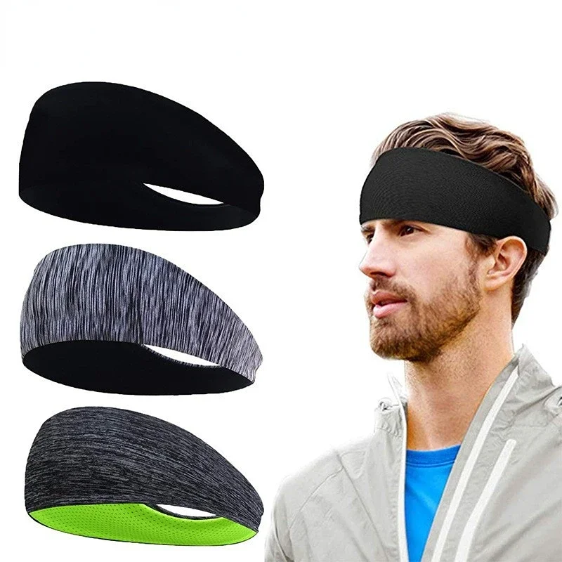 Sports Sweatband Anti-slip Headband Slim Workout Cooling Sweatband for Men Women Yoga Athletic Running Sycling Outdoor Sport