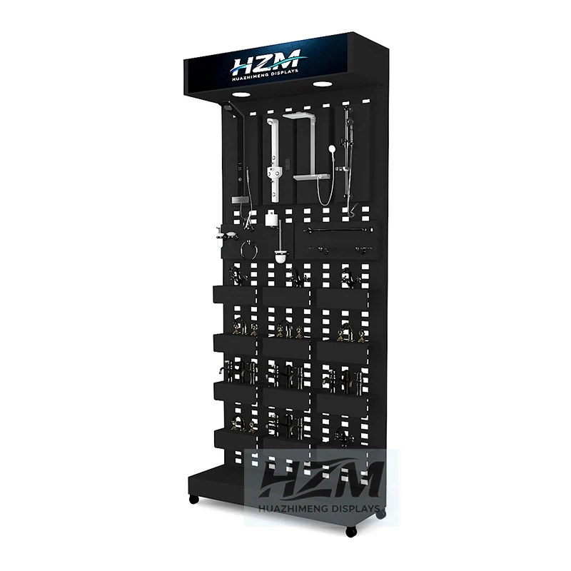 custom.Custom Showroom Metal Display Rack Shower Faucet Display Stand Bathroom Rack Factory Price