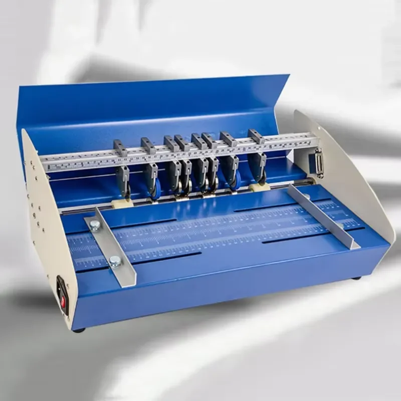 18 inch 460mm Electric Paper Creaser Scorer Perforator 3 in 1 Machine for A3 A4 Cardstock Folding Model EC-460