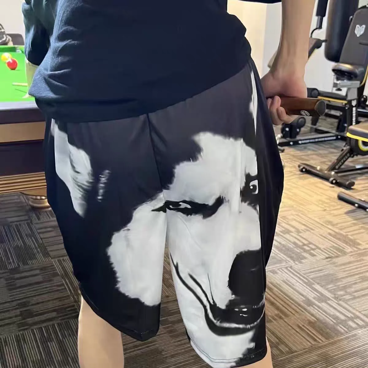 Gold Retriever orts Pantaloni sportivi da spiaggia casual da uomo vestibilità ampia traspirante giovanile Sle stampa cartoon vita media cinque pollici