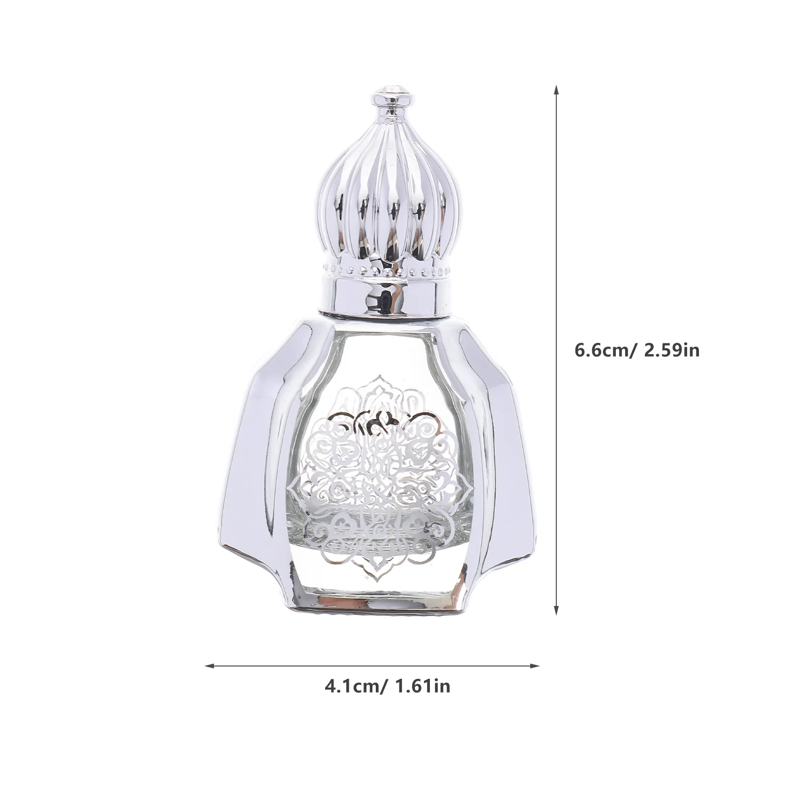 에센셜 오일 및 향수용 다기능 롤러 병 2개 여행 필수품 롤온 병 장식용 향수병