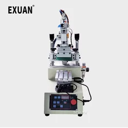 High precision screen printing machine semi-automatic mini desktop screen printing machine table plane rocker pneumatic