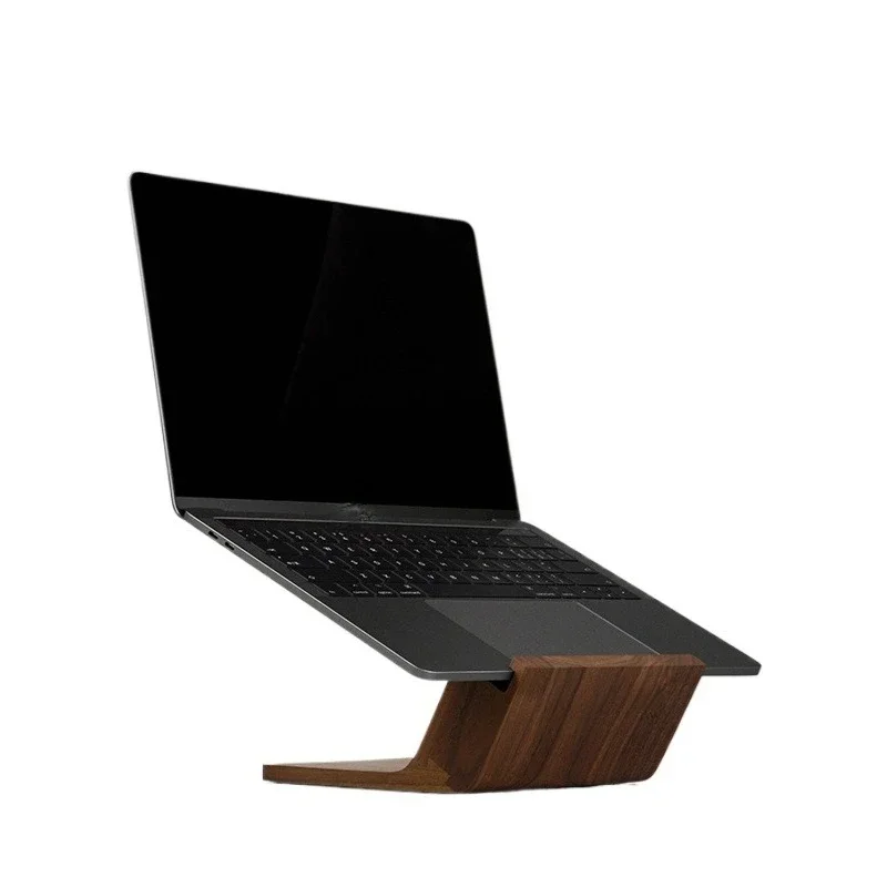 

Notebook bracket suspended height increase heat dissipation light bracket solid wood base