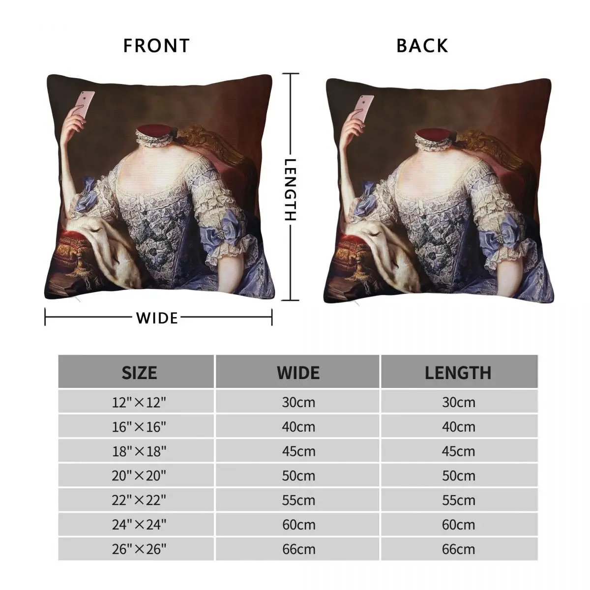 Cake Later Marie Antoinette Pillowcase Polyester Linen Velvet Pattern Zip Decorative Bed Cushion Cover 18