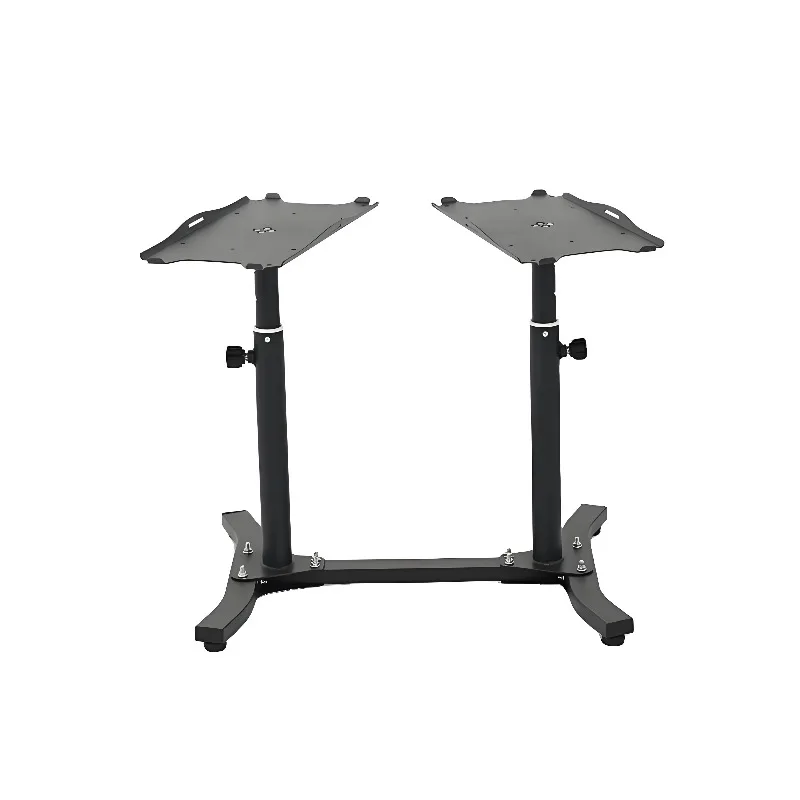 

Custom Heavy Duty Steel Dumbbell Rack Adjustable Height Portable Storage Structure Suitable for Removable Fitness Gear Placement