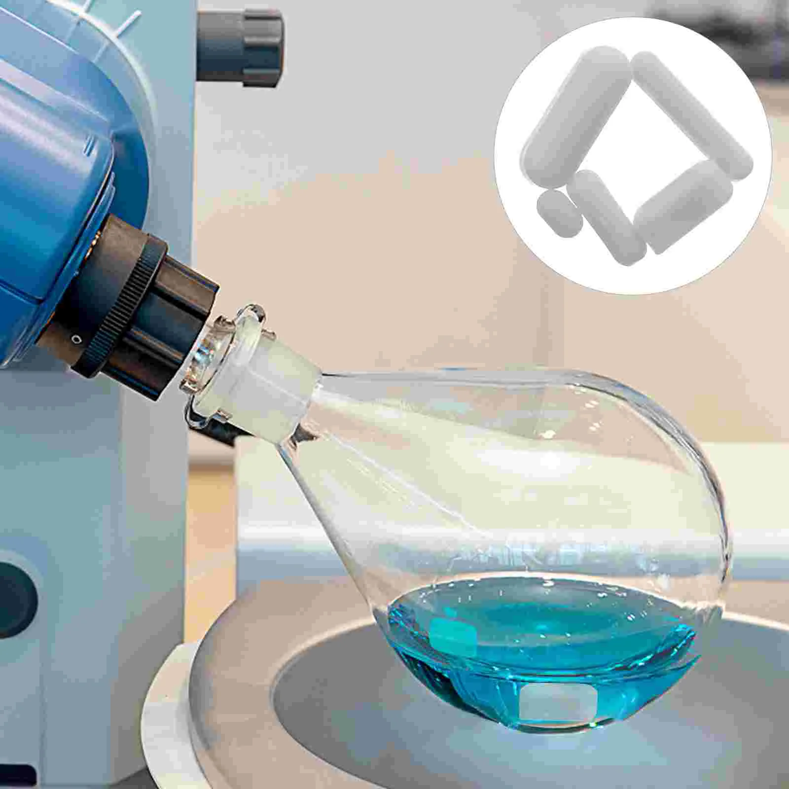 5 Pcs Magnetic Stirrer Bar Laboratory Accessories Mixer Rod Bars Stirring Practical