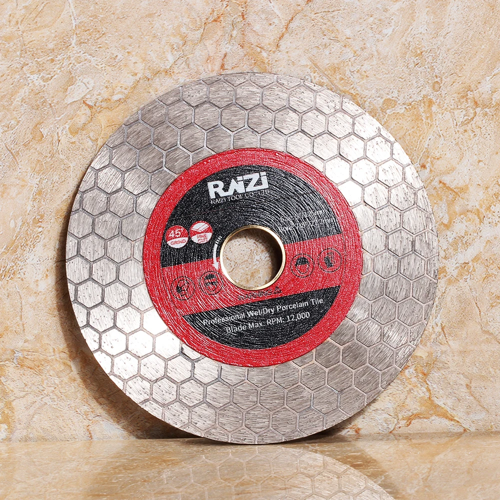 RAIZI 5inch 125mm Diamond Cutting Disc Hexagon Double Sided Grinding Wheel