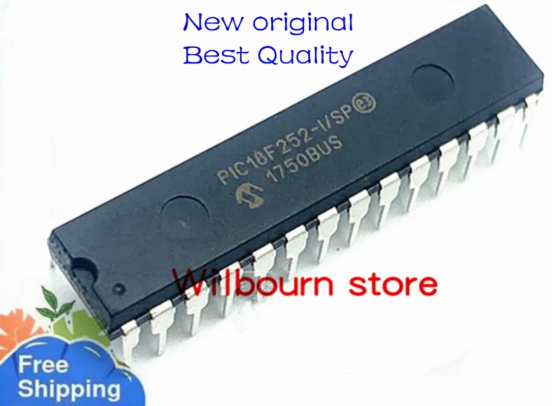 10piece 100% New PIC18F252-I/SP PIC18F252I/SP PIC18F252 DIP28 Microcontroller chip