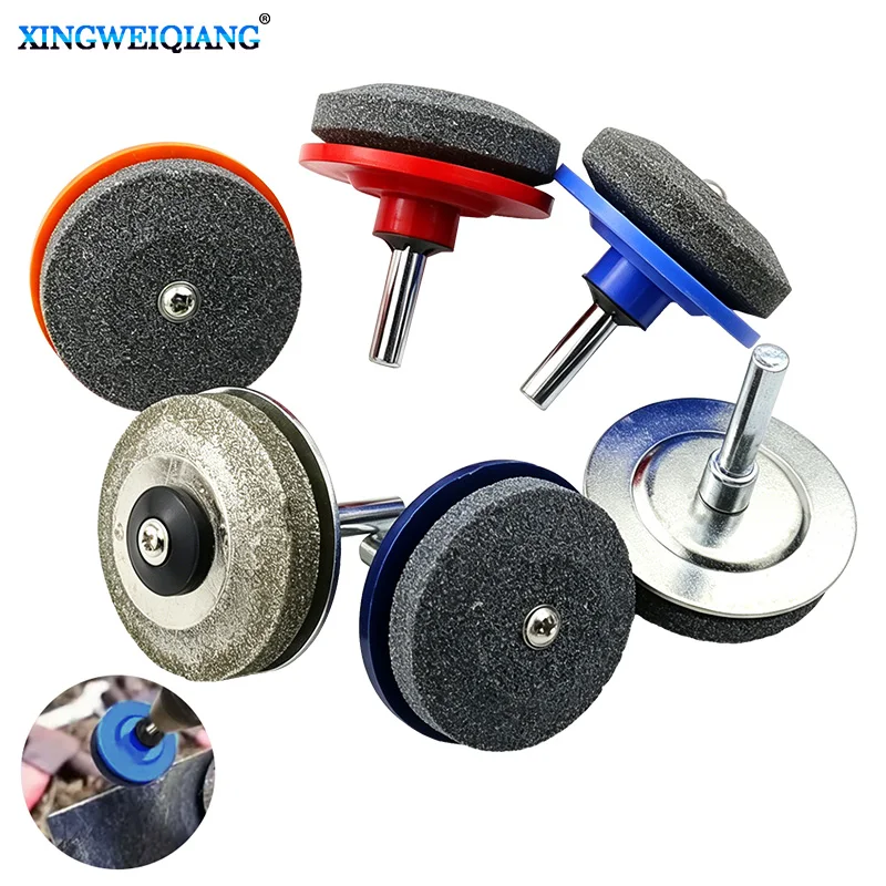 Grinding Drill Sharpener Lawnmower Faster Rotary Drill Blade Sharpener Grinding Tool Garden Lawn Mower Parts