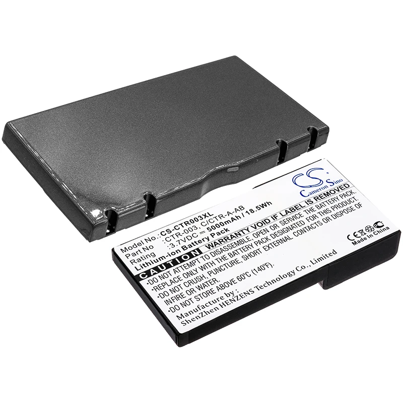 

CS Cameron Sino Kerui Новый сменный аккумулятор 5000 мАч для 3DS, CTR-001, MIN-CTR-001