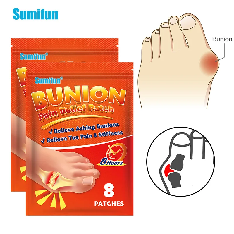 

16/32Pcs Bunion Pain Relief Ointment Treat Hallux Stiffness Swelling Toe Joint Valgus Corrector Cream Arthritis Medical Plaster