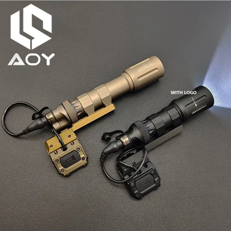 SOTAC Metal Flashlight V2 Flashlight 1300 LM Tactical Air Gun Hunting Reconnaissance Light Modbutton Pressure Siwtch