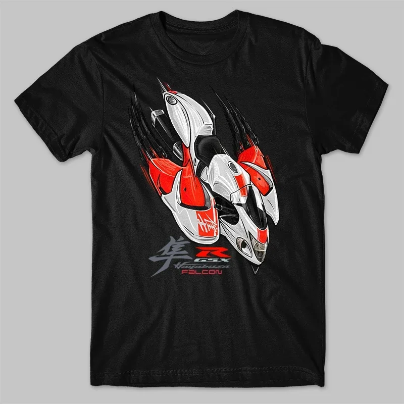 

New 2024 Cotton O-Neck Short Sleeve Summer Casual Mens Tshirt Classic Japanese Motorcycle GSXR Hayabusa Falcon Inspired T-Shirt