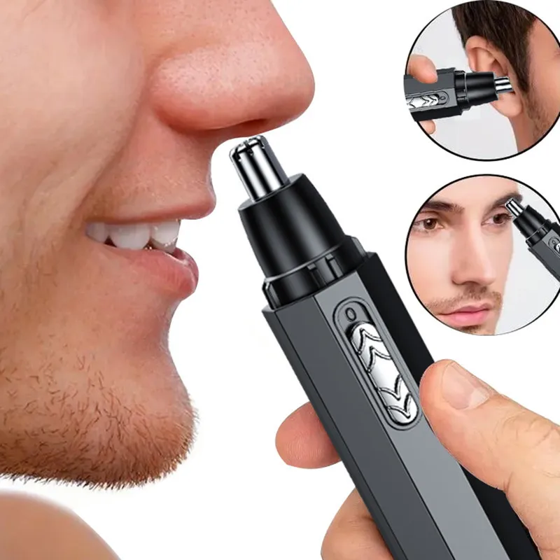 Men's nose hair trimmer  device electric men's  shaving device for men nose hair shaving scissors unisex nose hair trimmer