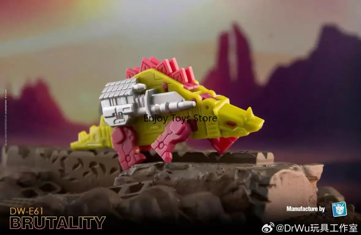 Op voorraad, originele Color Killing en Brutal Dinosaur Tape Set DW-E61/DW-E62 getransformeerd speelgoed