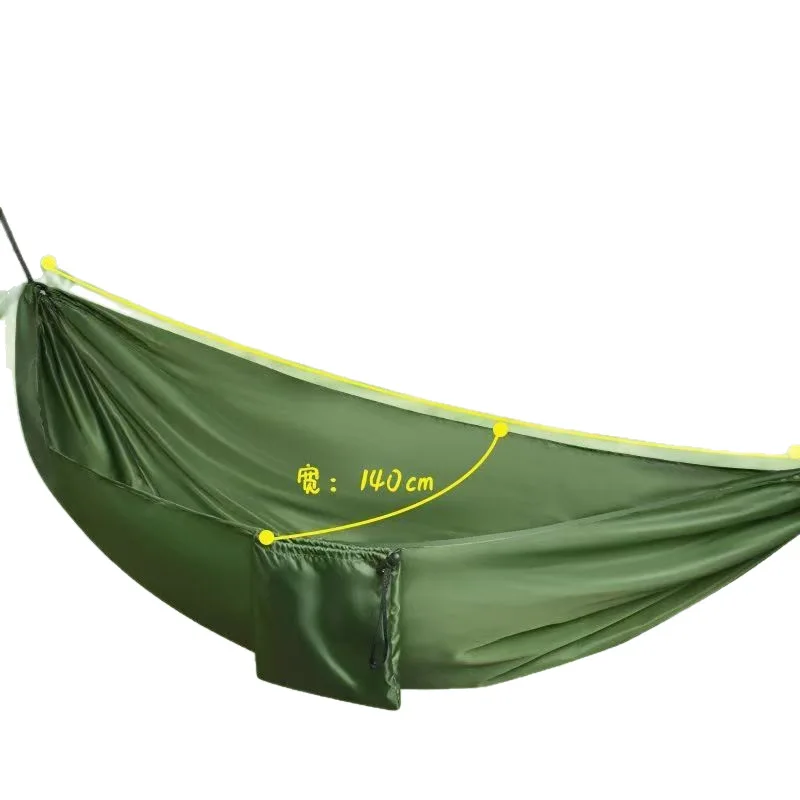 cx new fast-opening ultra-thin parachute hammock outdoor summer double swing portable swing adult anti-rollover camping