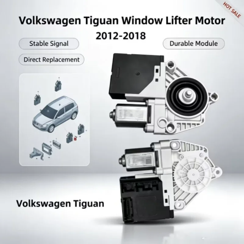 Car Power Window Regulator Control Motor Module Fit VW Tiguan 2012-2018 OE 5K0959793A 5K0959792A 5N0959701G 5N0959701J Replaceme