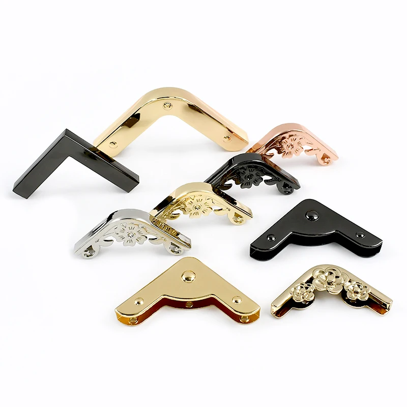 

4/10Pcs 25/35/40/45/54mm Metal Bag Corner Buckle Handbag Wallet Edge Protector Luggage Corner Decor Clip DIY Bags Accessories