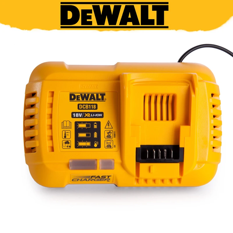 DEWALT DCB118 FLEXVOLT 18V 20V Charger Rapid Charge Internal Fan Cooled Lithium Battery Fast Charger