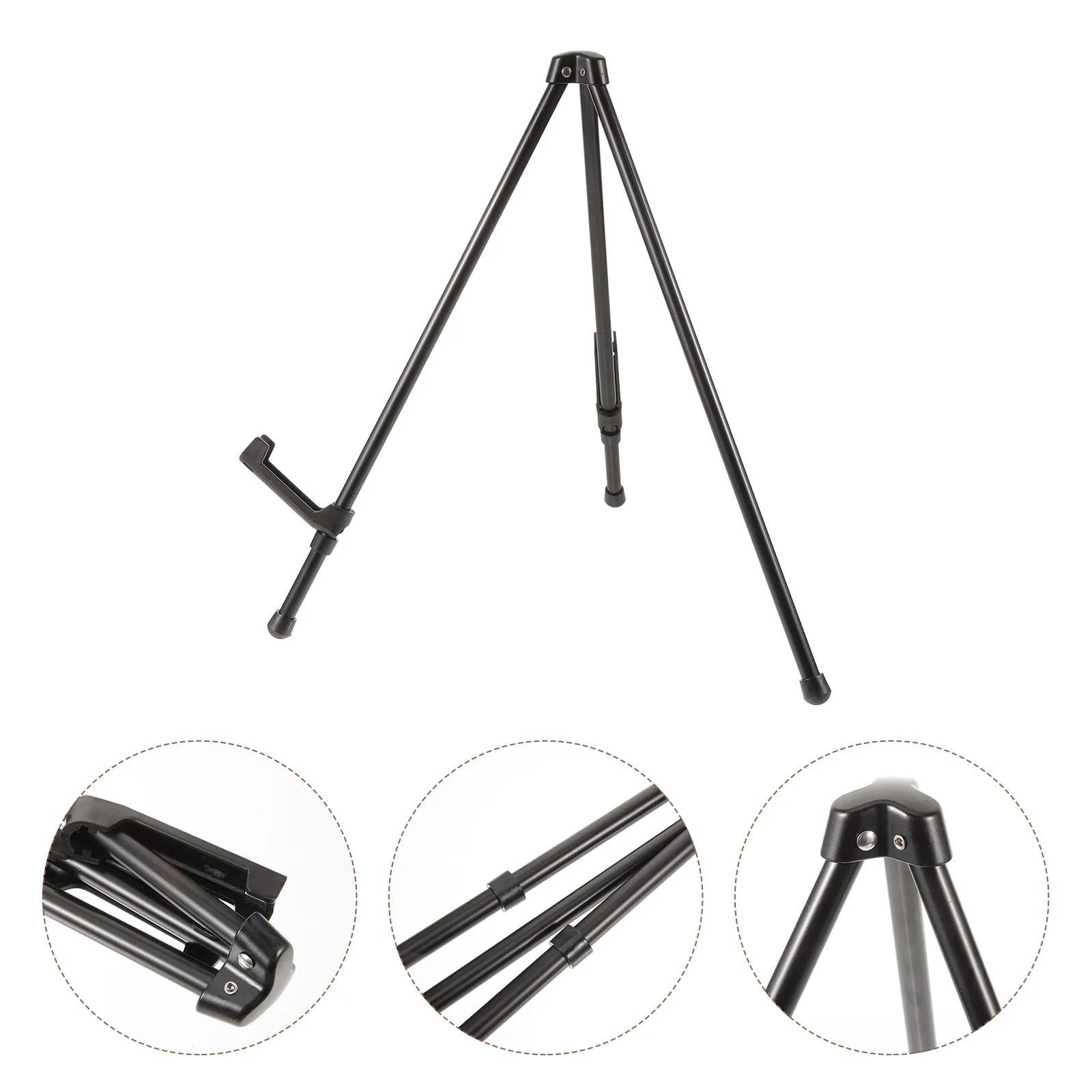 

Mini Foldable Iron Stand For Art Craft Painting Lightweight Durable Sturdy Small Stand Photo Display Rack Tripod Picture Frame