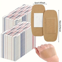 50pcs Extra-Large Waterproof & Breathable Bandages for Emergency Wound Care PE Material, Ideal for Sports Injuries & Outdoor Use