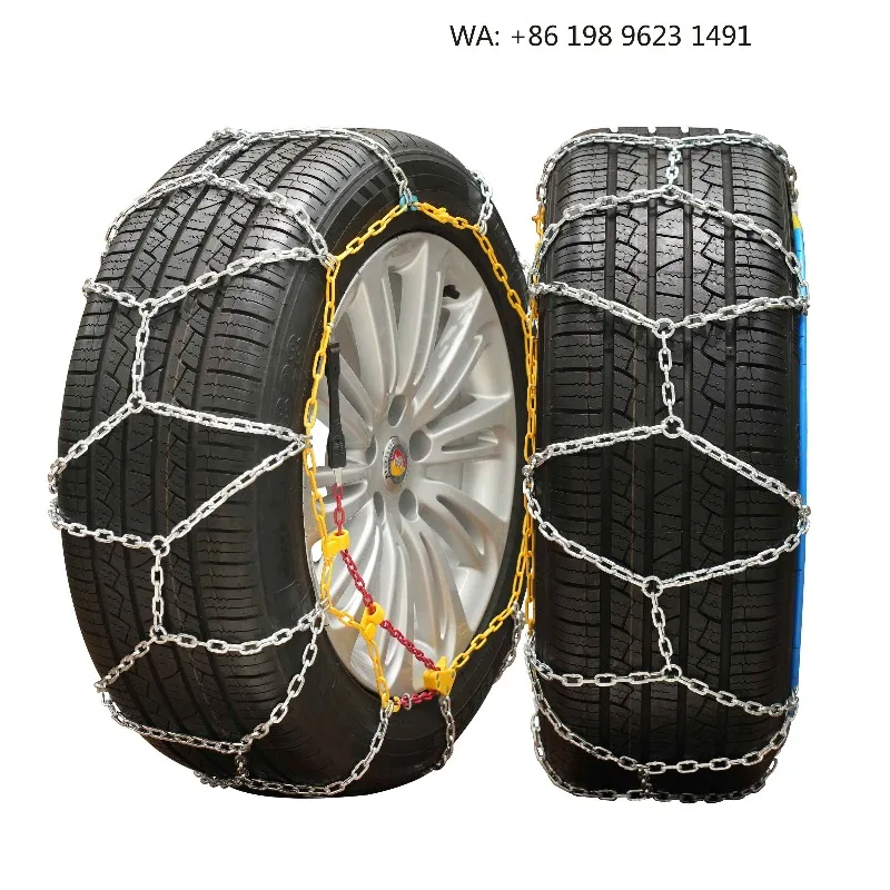 Ladder Design Winter Snow Chains, Heat Treated Anti-Slip Tire Chain for Truck Car Snow Icy Road Safety Driving