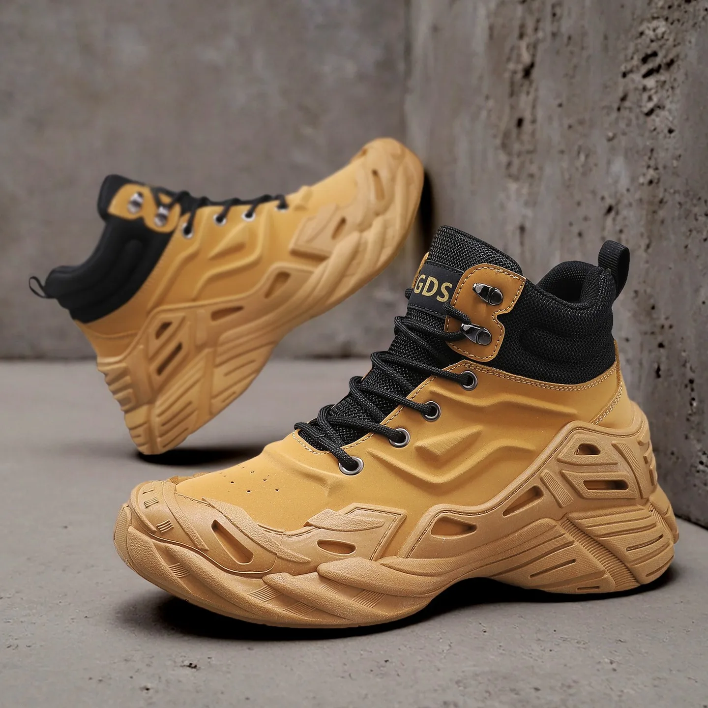 

Модель 2025 года: мужская повседневная спортивная обувь, уличная противоскользящая, износостойкая походная обувь на толстой подошве