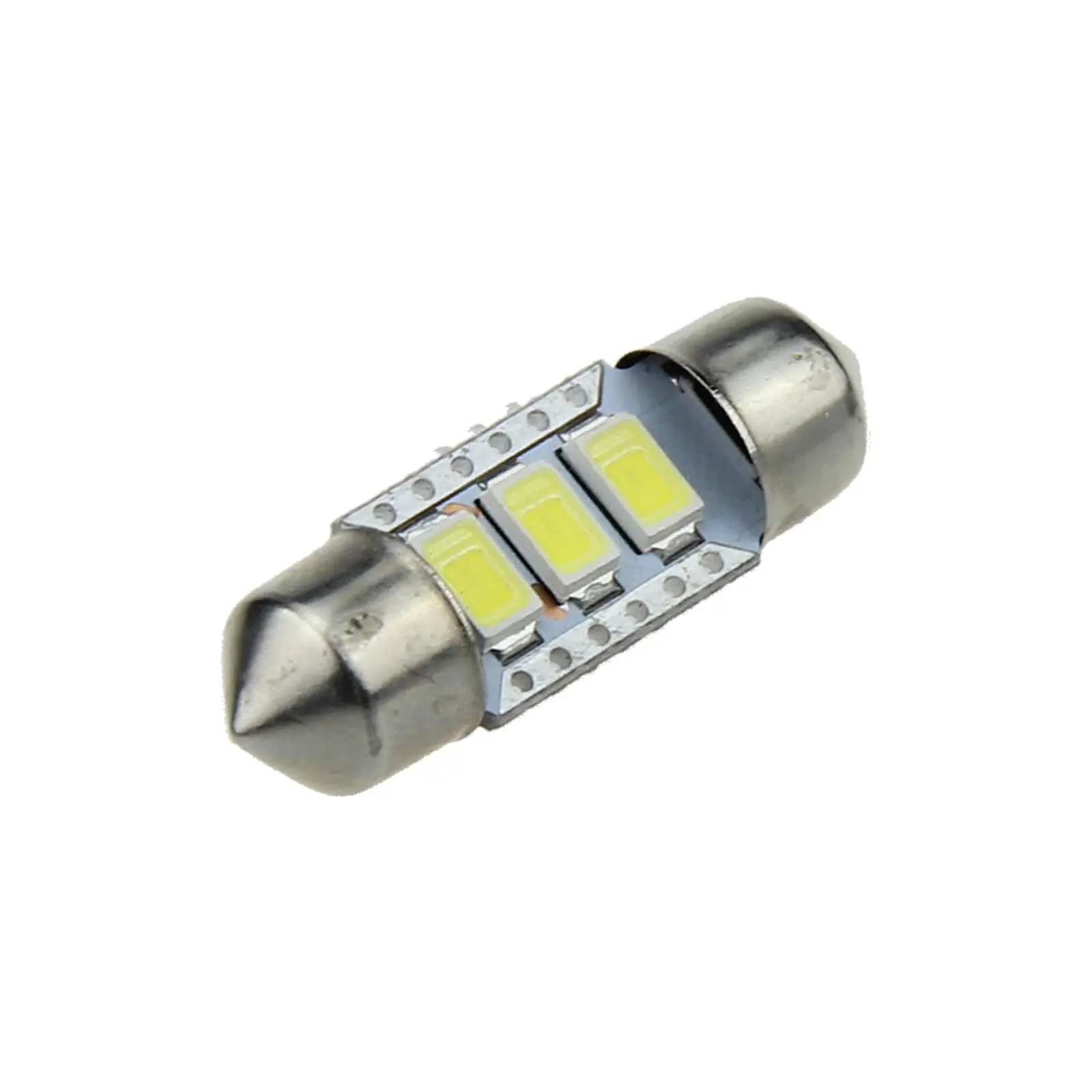 1x White RV 31MM Festoon Blub Reading Lamp Canbus Error Free 3 Emitters 5630 SMD LED 30mm I019-W