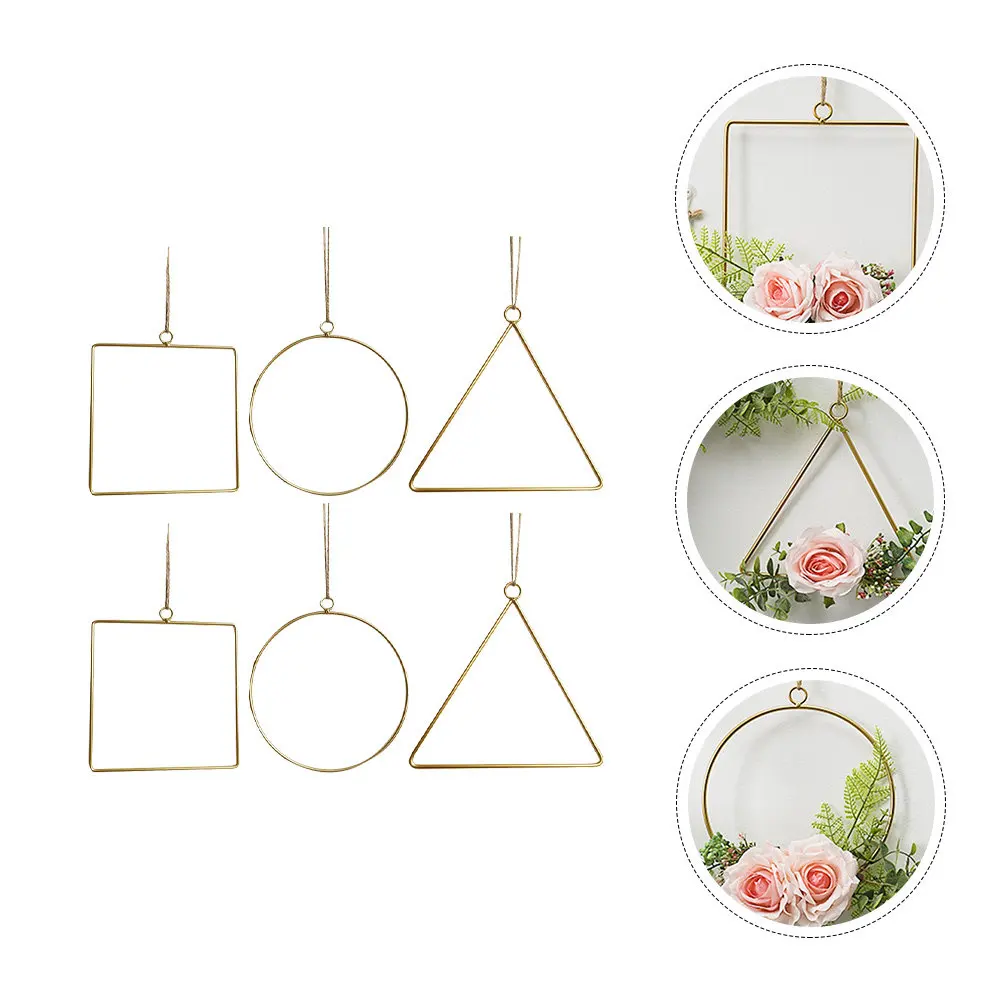 

Набор из 6 искусственных цветочных гирлянд: декоративные венки из металла с имитацией листьев подсолнуха для дома, стен, дверей, свадебного декора