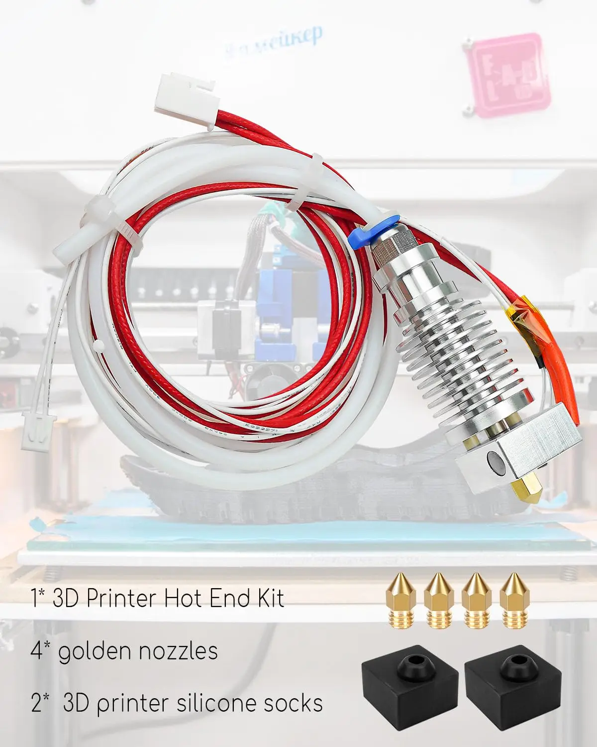 Creality Hot End Kit CR-10V2/CR-10 V3 Hotend Nozzle Kit Extruded Kits for CR-10 V2/V3 Creality 3D Printer