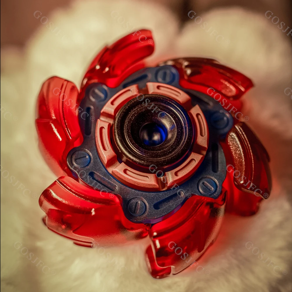 TOURISTLL 6 Colors Luminous Fidget Spinner Open Nail Gyro Fidget Toys For Adults Novelty Toy Office Desk Accessories