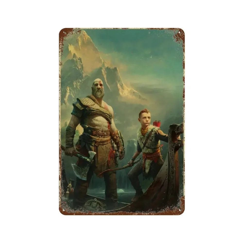 NONE Vintage Game Series Poster Metall Aluminium Zeichen Plakette Spiel Fans Sammlung Retro dekorative Platten Home Gaming Room Wand dekoration 6