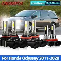 Canbus H11 LED 90W 12000LM Car Headlight 9005 HB3 Auto Lights Turbo LED Fog Lamp 6000K 12V 24V For Honda Odyssey 2011-2020