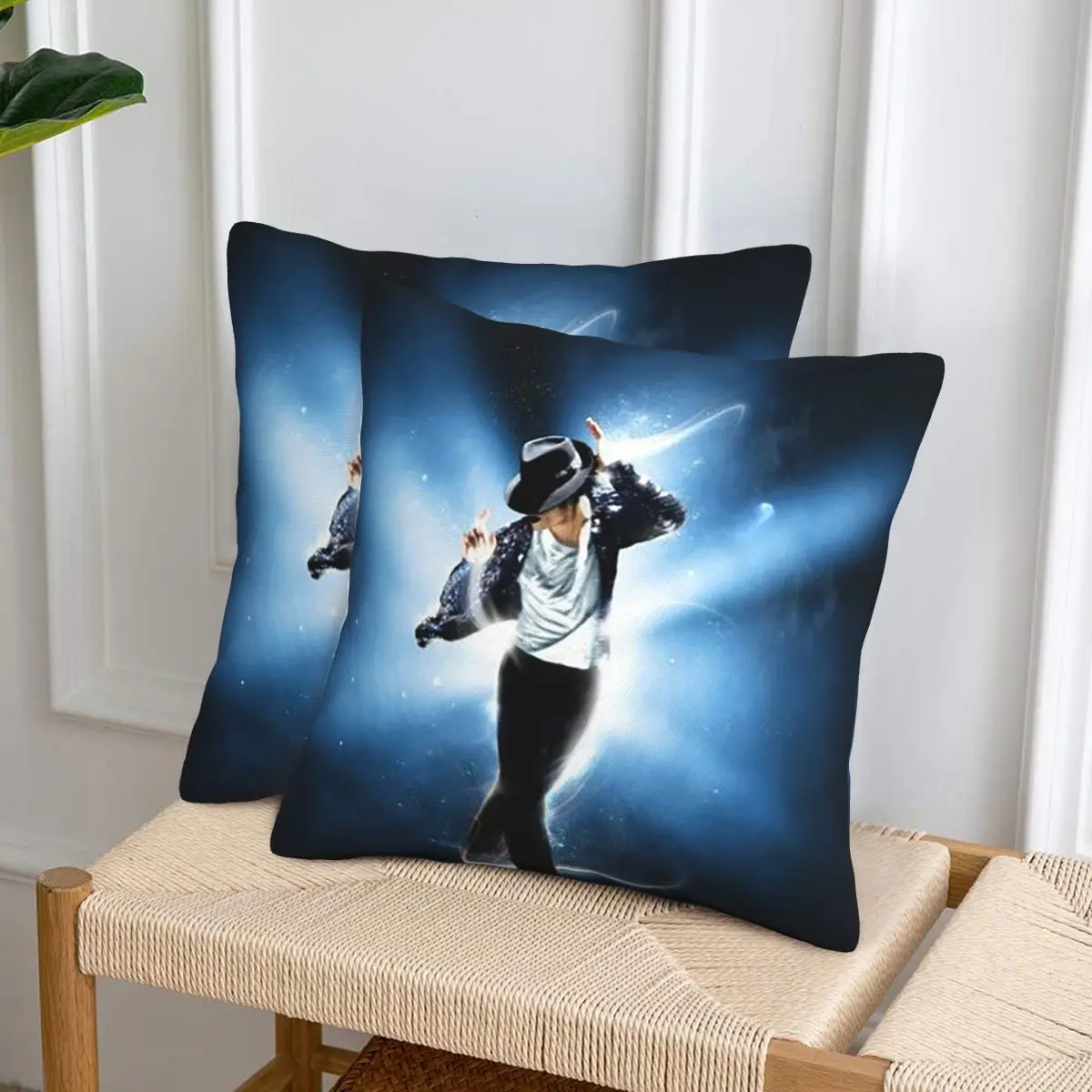 

Майкл Джексон, музыканты, певцы, танцоры, 2 шт., квадратная наволочка, наволочка, удобная подушка для домашнего дивана