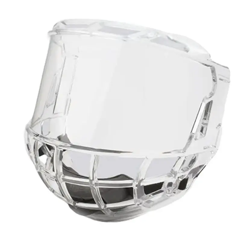 AEF5-Ice Hockey Visor Shield Combo Protective Device Dryland Hockey Match Training Practice Face Protector For Women Men