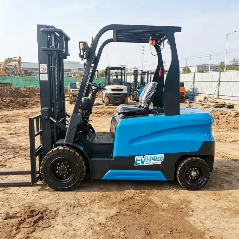 Scrap Metal 4 Wheel Electric Forklift For Recycling Yard Heavy Steel Coil Scrap Material Handling Port Logistics Customized