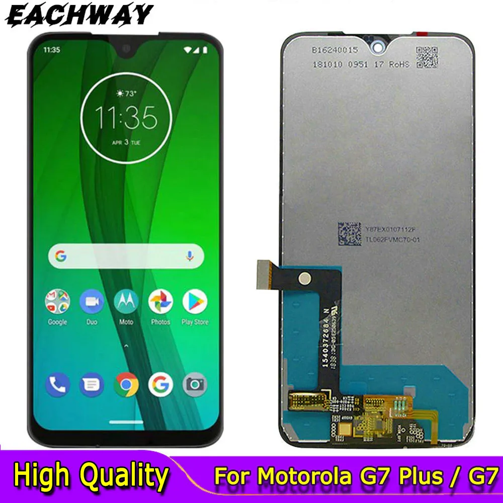 

For Moto G7 Plus For Motorola Moto G7 LCD Display Touch Screen Digiziter Assembly For Moto G7 Play LCD For Moto G7 Power LCD