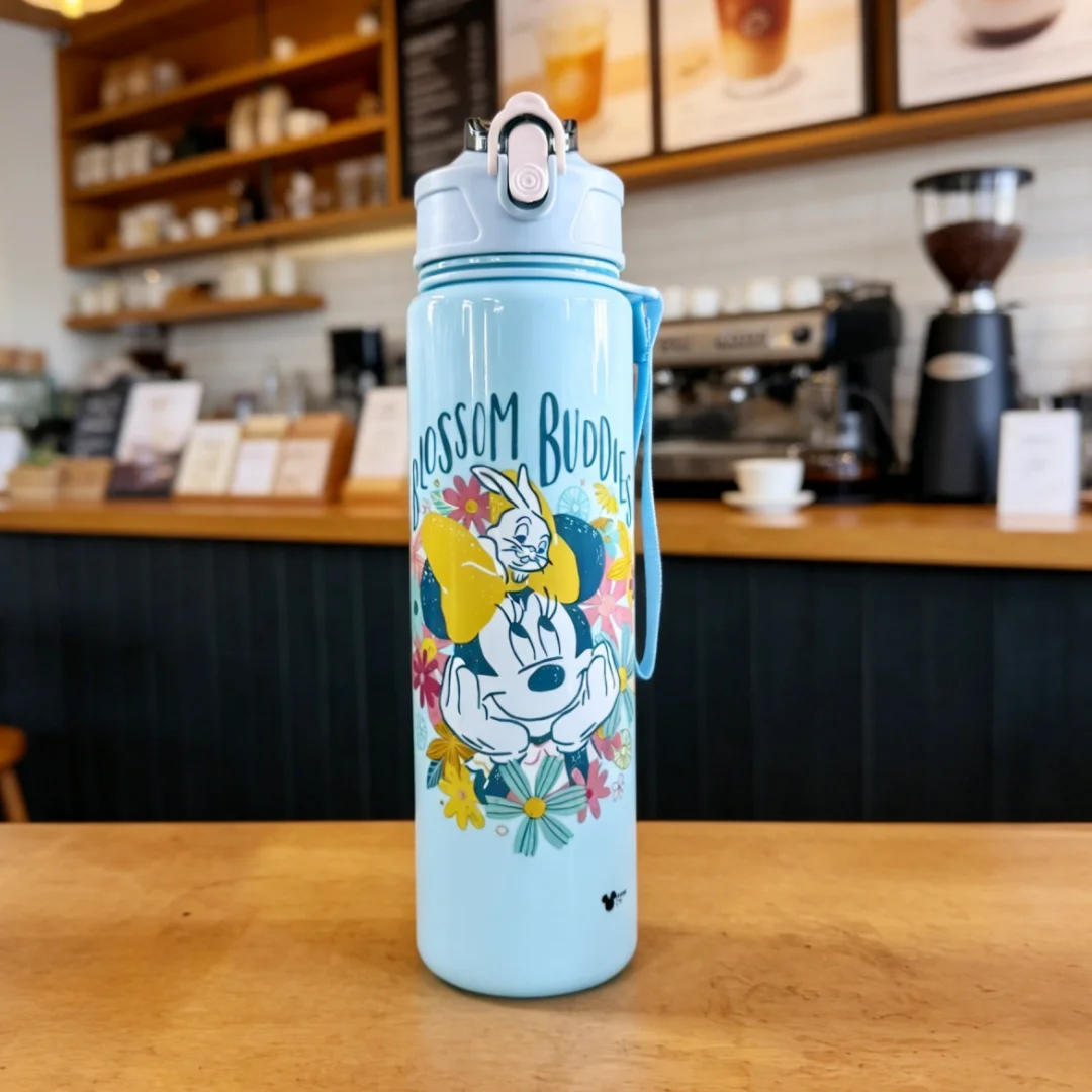 Cartoon Pattern Water Bottle - Premium Quality, Fade-Resistant, Scratch-Proof, Leakproof Large-Capacity Cup with Collectible