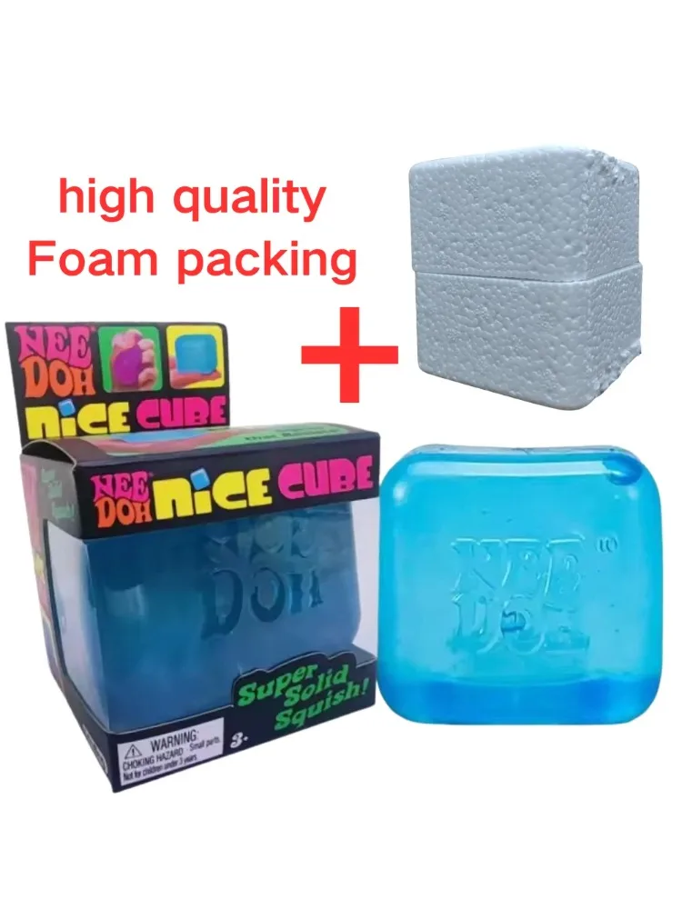 Sensorischer Stressabbau-Würfel Schylling Needoh Nice Cube Fidget-Tool Schreibtisch-Sensorik-Würfel für Angstzustände, Konzentration, Erwachsene und Kinder