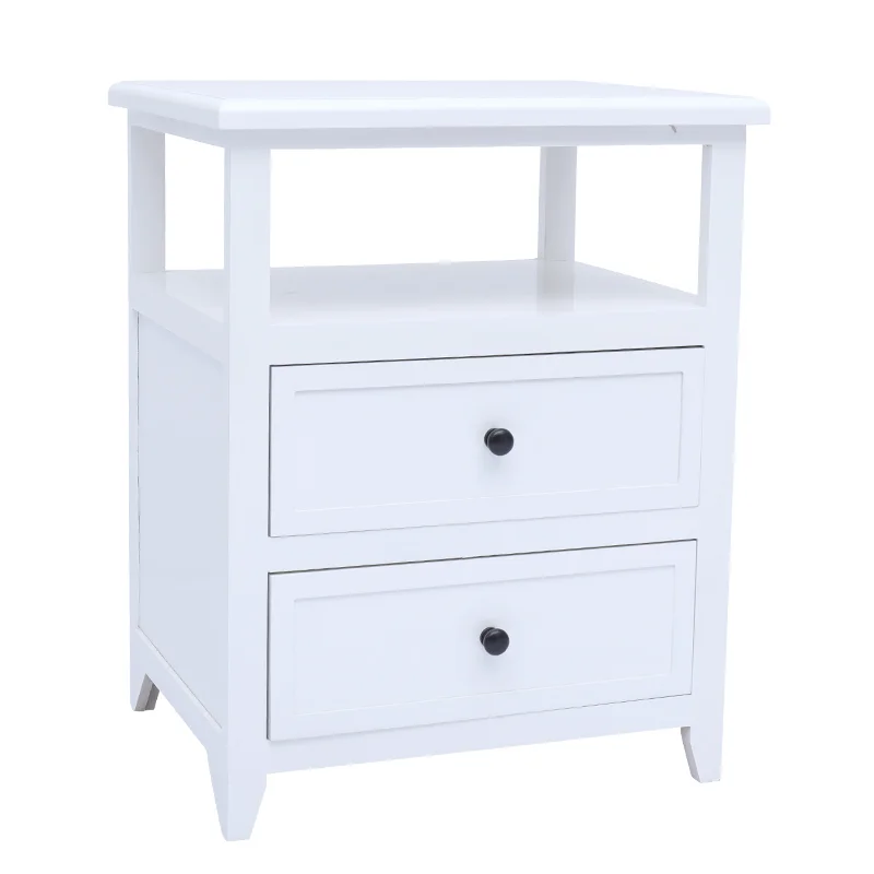 

Bedside Table Ivory White Nordic Adult Bedroom Modern Simple Bedside Cabinet Mini Storage Side Cabinet E****mical Complete