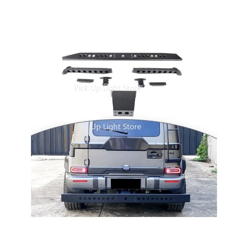

W463a G550 4x4 G63 G65 Rear Bumper Guard W464 4x4 Rear Bull Bar 2019+ Upgrade Modification Parts