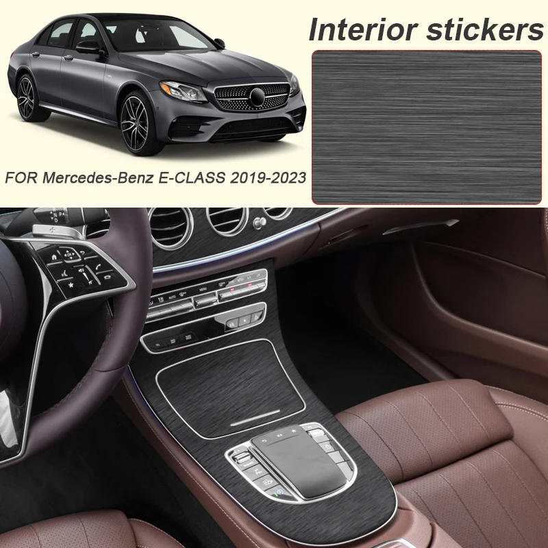 

Наклейка на салон автомобиля для MERCEDES-BENZ E-CLASS 2019-2025, наклейка на подъемную оконную панель, защитная пленка для внутренней двери, аксессуар