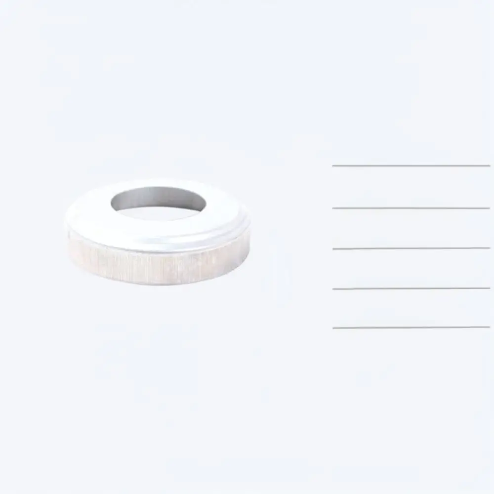 Galvanized Metal Round Pipe Base Cover Split Design Decorative Railing Post Flange For Garden Fence Tube Installation
