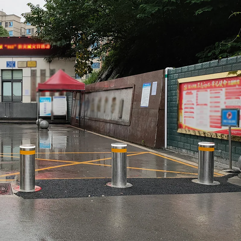 عمود رفع هيدروليكي أوتوماتيكي بالكامل، حصة طريق كهربائية مضادة للتصادمات