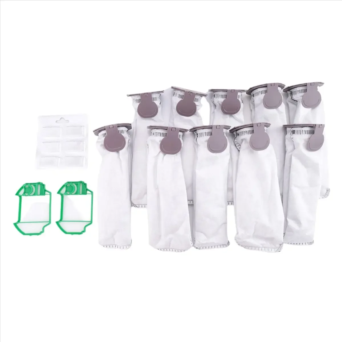 A51U For Vorwerk Kobold VK7 FP7 Cordless Vacuum Cleaner, 10 Dust Bags, 2 Pre-Filters, 1 Fragrance Tablets/Sticks.