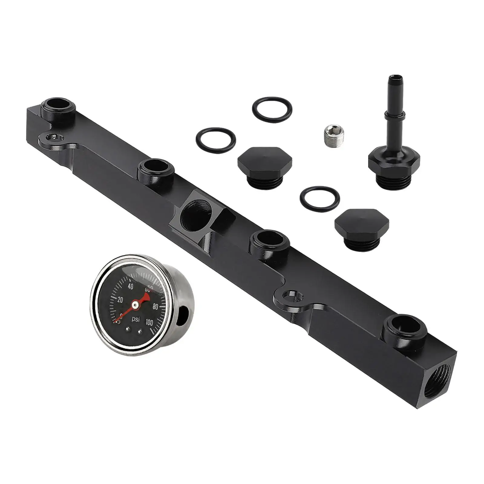 Fuel Rail Stable Performance Durable Fuel Pressure Gauge for Honda K20 K24