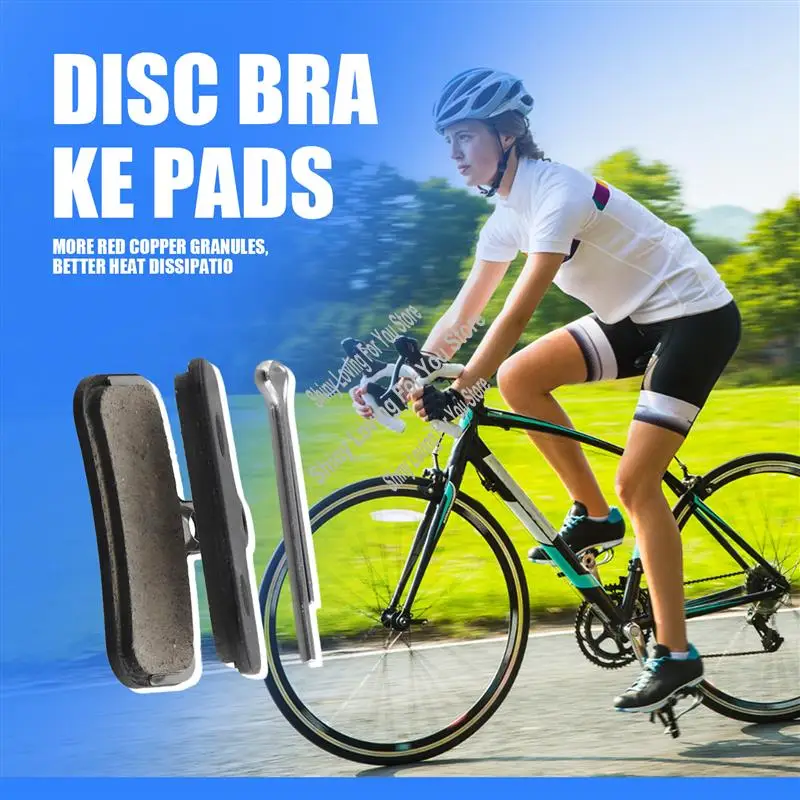 HIM-4 Pairs Mountain Bike Disc Brake Pads For Shimano Saint M810 M820 ZEE M640 H01 Semi - Metallic MTB Hydraulic Brake Pad