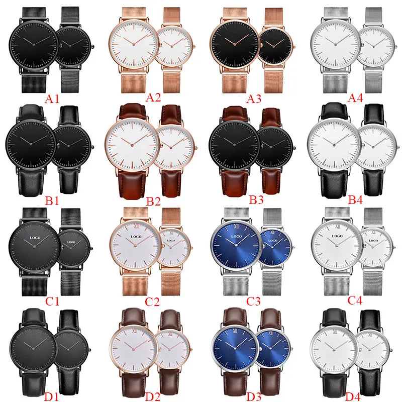 Customized Language Wrist Watch עִבְרִית Hebrew Number Quartz Watches Private Label Watch Custom Logo