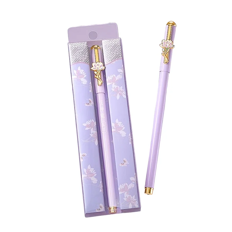 

korean stationery gift for art students / aesthetic gel pen set for journaling 12 Flower Goddesses Design, Aesthetic Minimalist